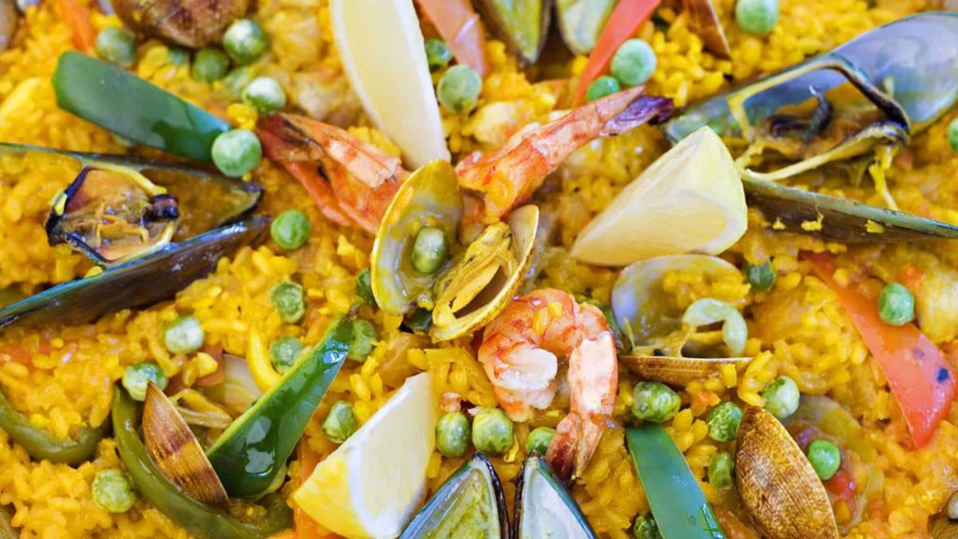 Paella Khichdi: Resep fusion Spanyol-India yang lezat