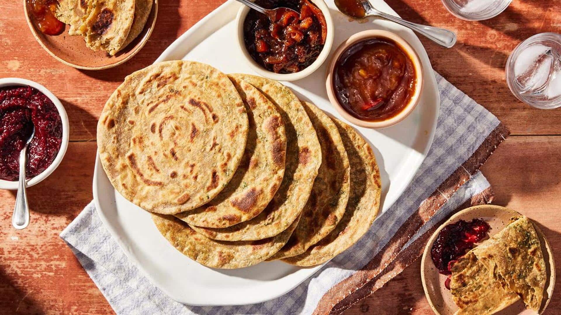 Variasi Seru Paratha Klasik India