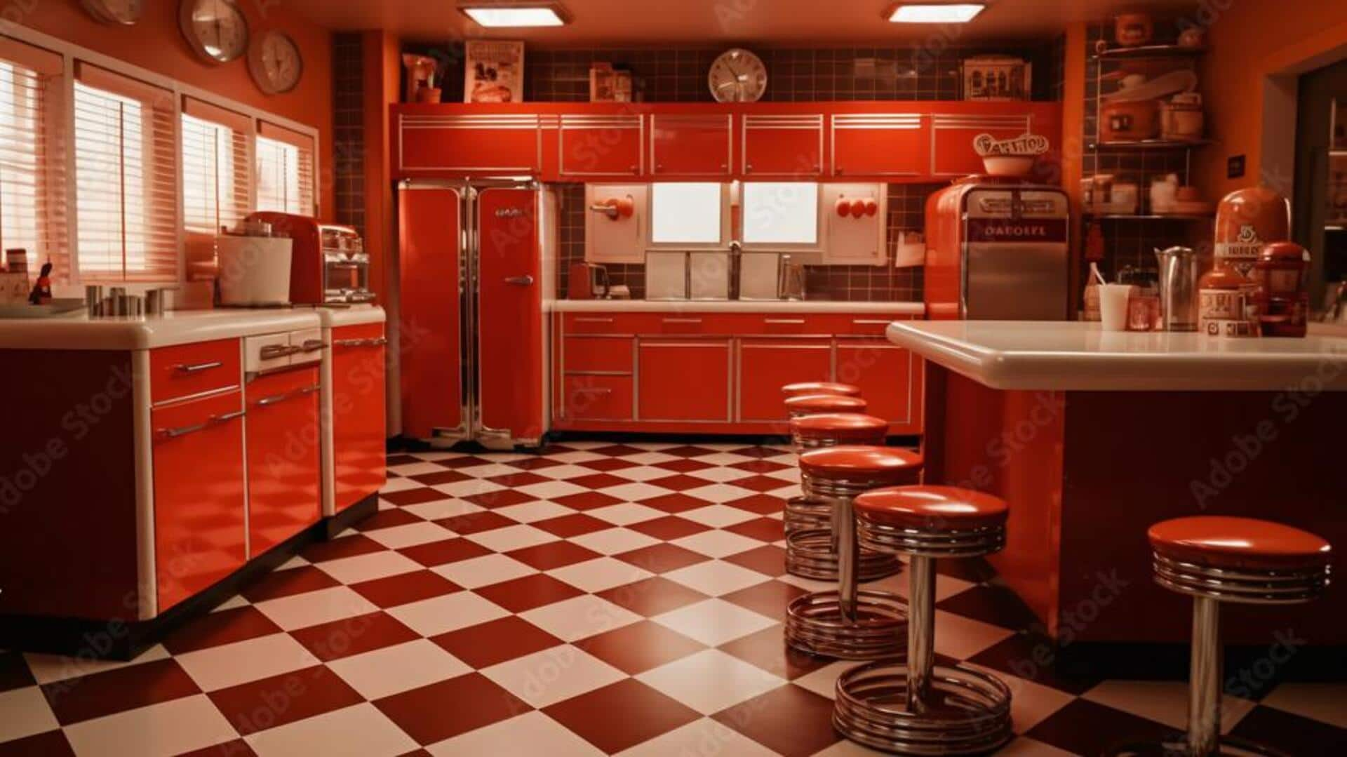 Gaya Retro Diner: Desain Interior Bernuansa Tahun 50-an