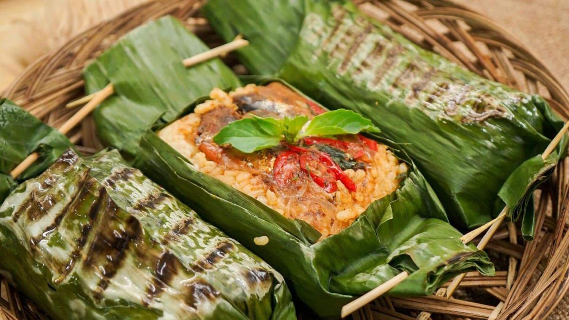 Kelezatan Hidangan dengan Bungkus Daun Pisang yang Wajib Anda Coba