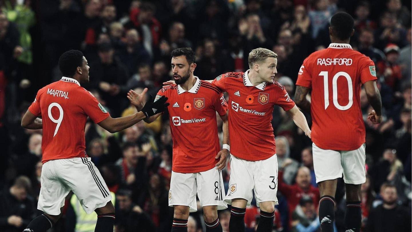 Piala Carabao, Manchester United mengalahkan Aston Villa 4-2: Statistik utama