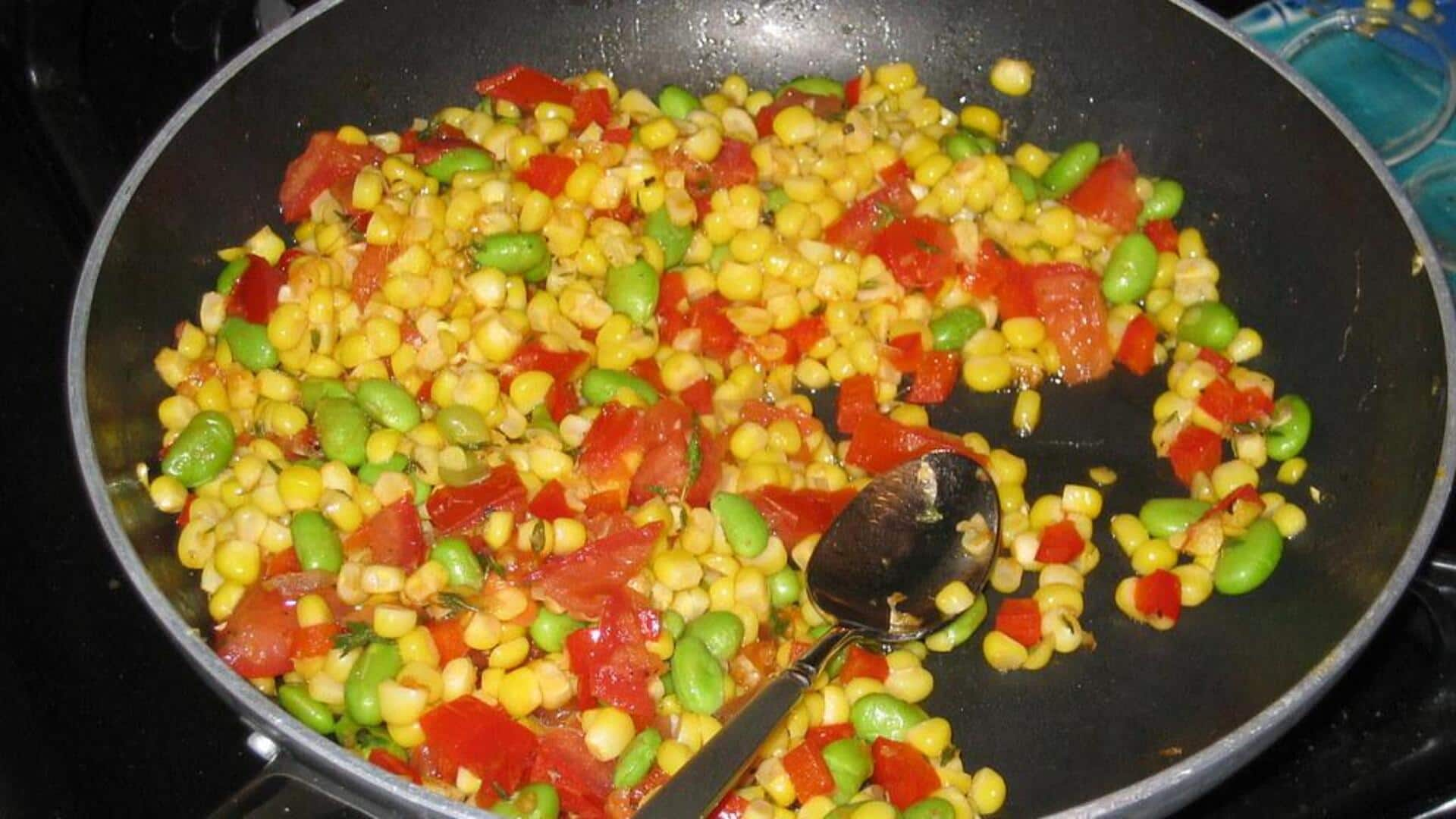 Panduan membuat Pebre Succotash Vegan ala Chili