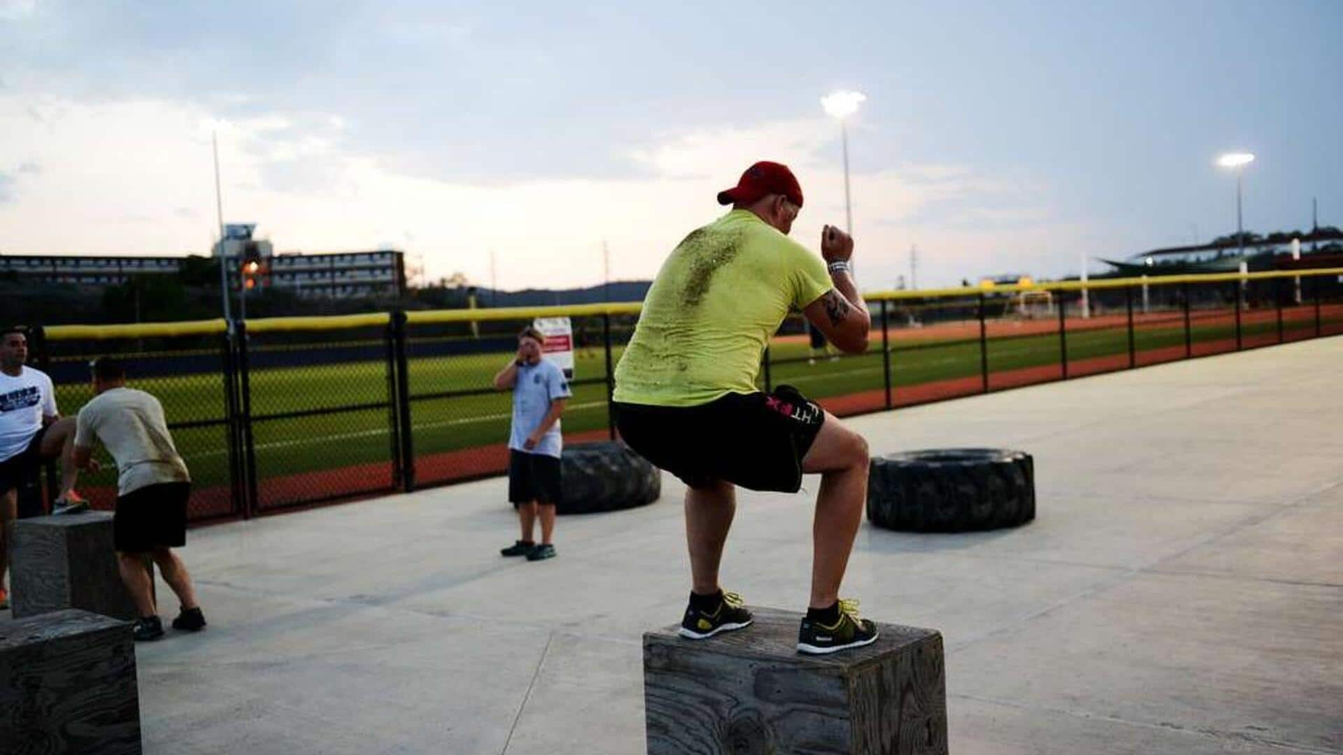 Meningkatkan kebugaran dengan Box Jumps