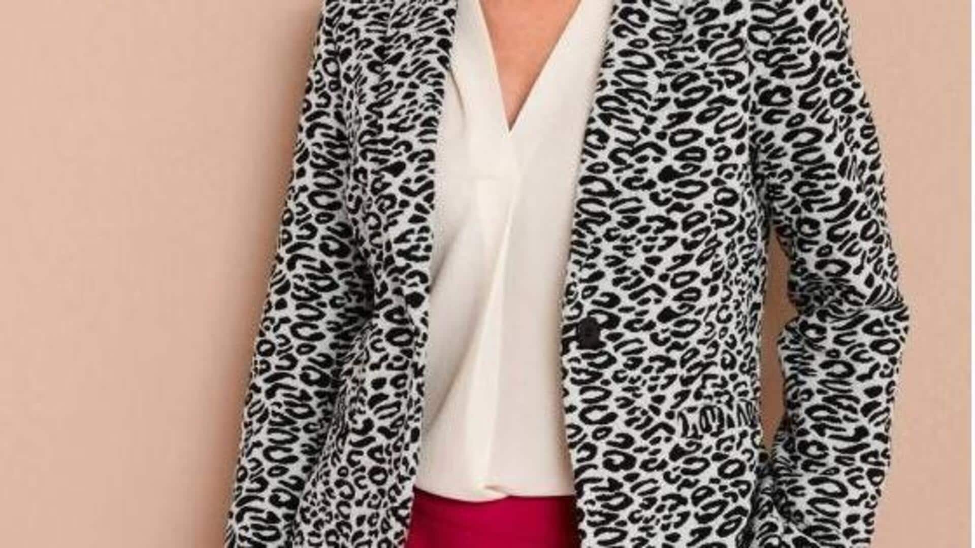 Jaket jacquard monokrom: Tren mode India yang abadi