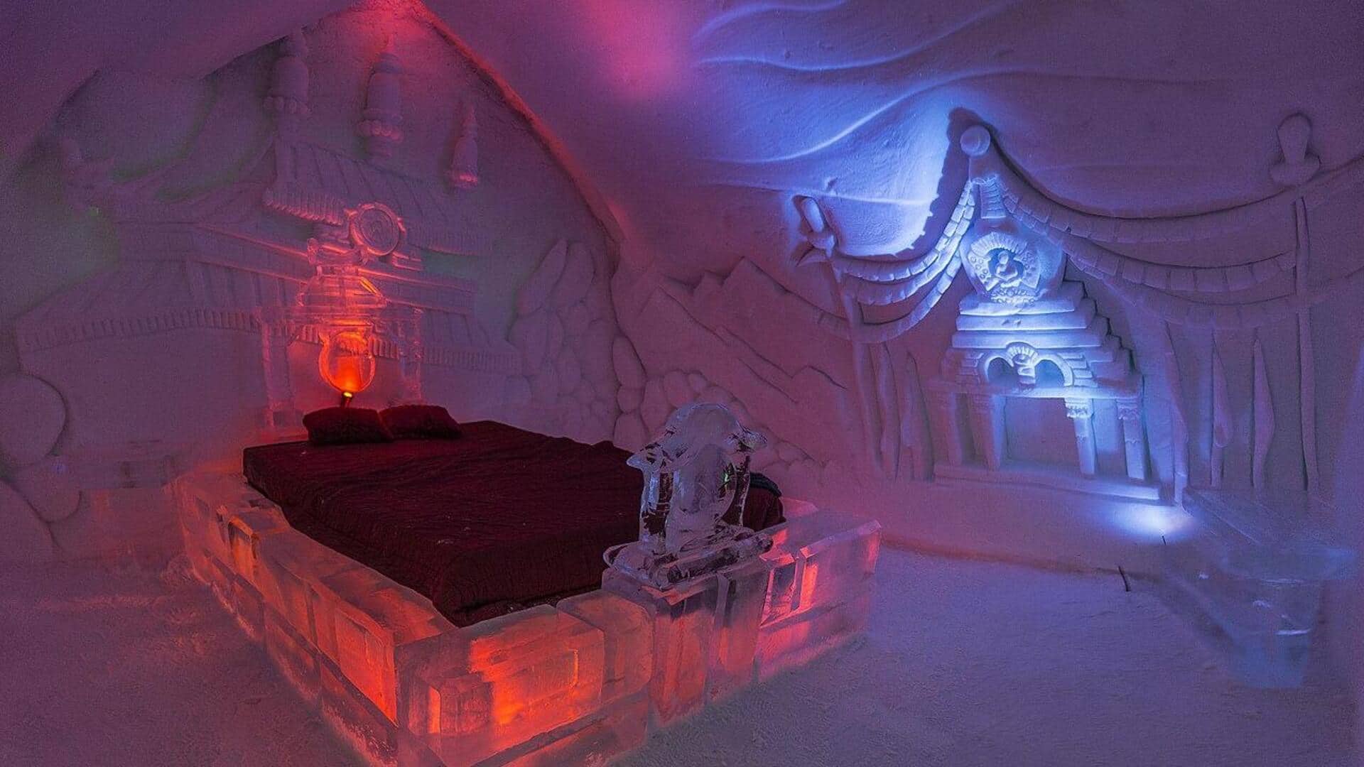 Menjelajahi Arsitektur Es Hotel de Glace Quebec