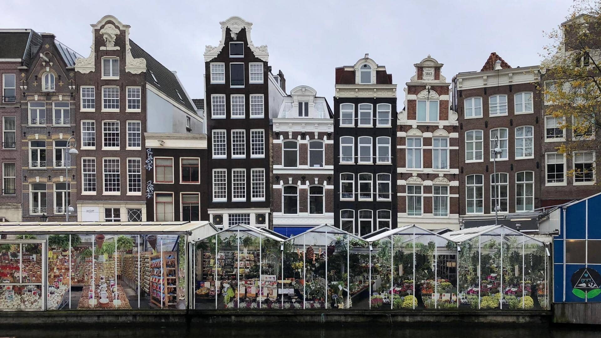 Pasar Bunga Terapung Amsterdam yang Menawan