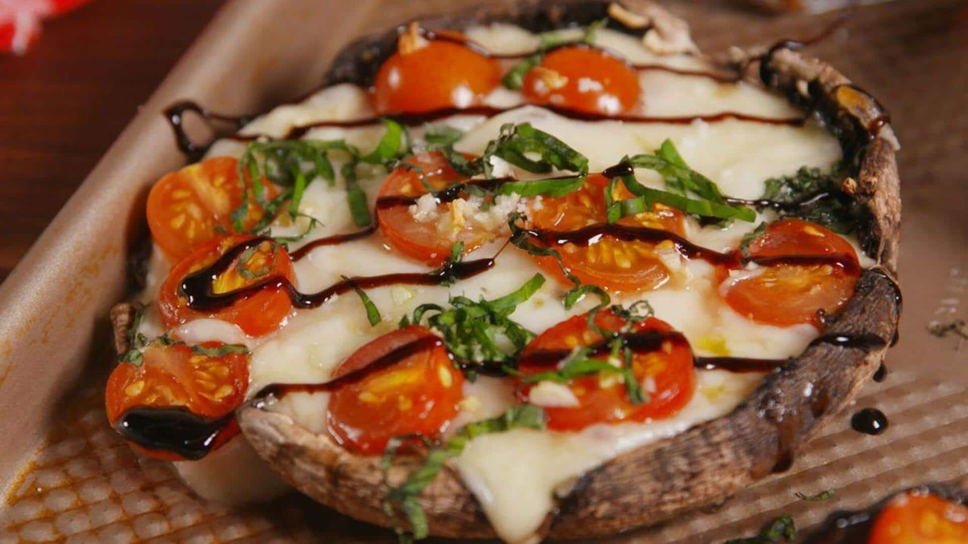 Panduan Dalam Menyajikan Caprese-Stuffed Portobello Mushrooms