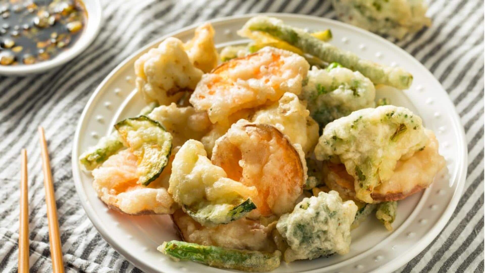 Menjelajahi Variasi Tempura Sayuran dengan Sentuhan India