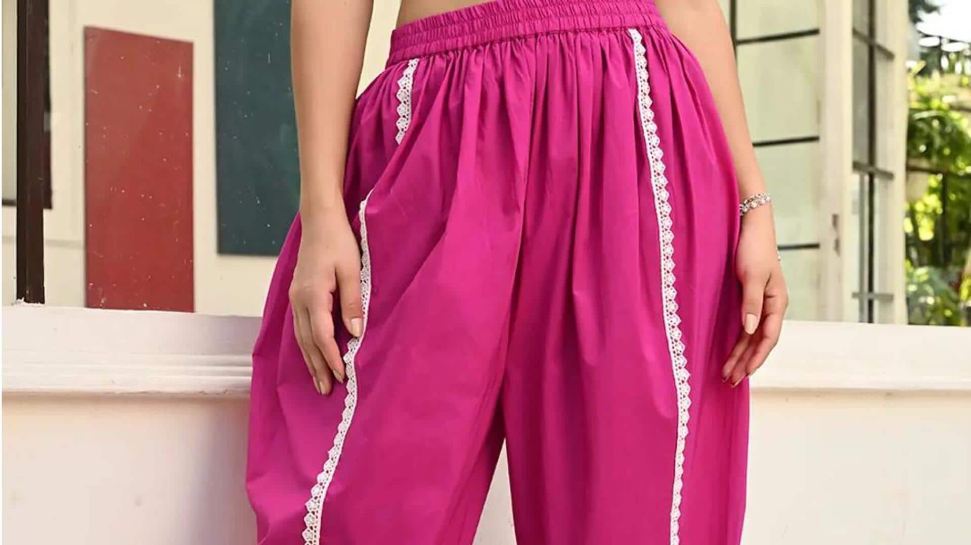 Cara modern memadukan celana Dhoti dengan elegan
