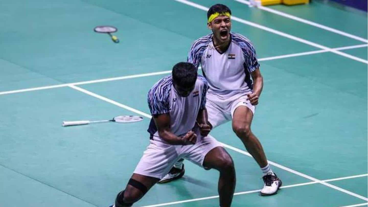 Bulu tangkis, Prancis Terbuka: Satwiksairaj dan Chirag dari India mencapai semifinal