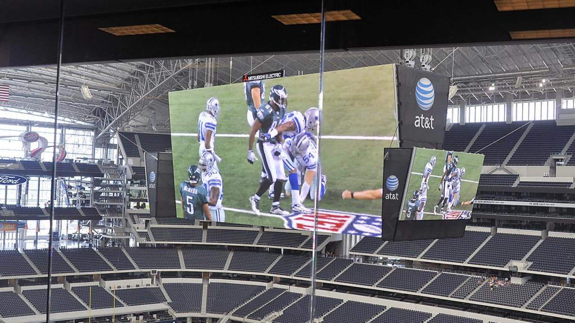 Mengapa stadion menggunakan layar raksasa? 5 fakta menarik