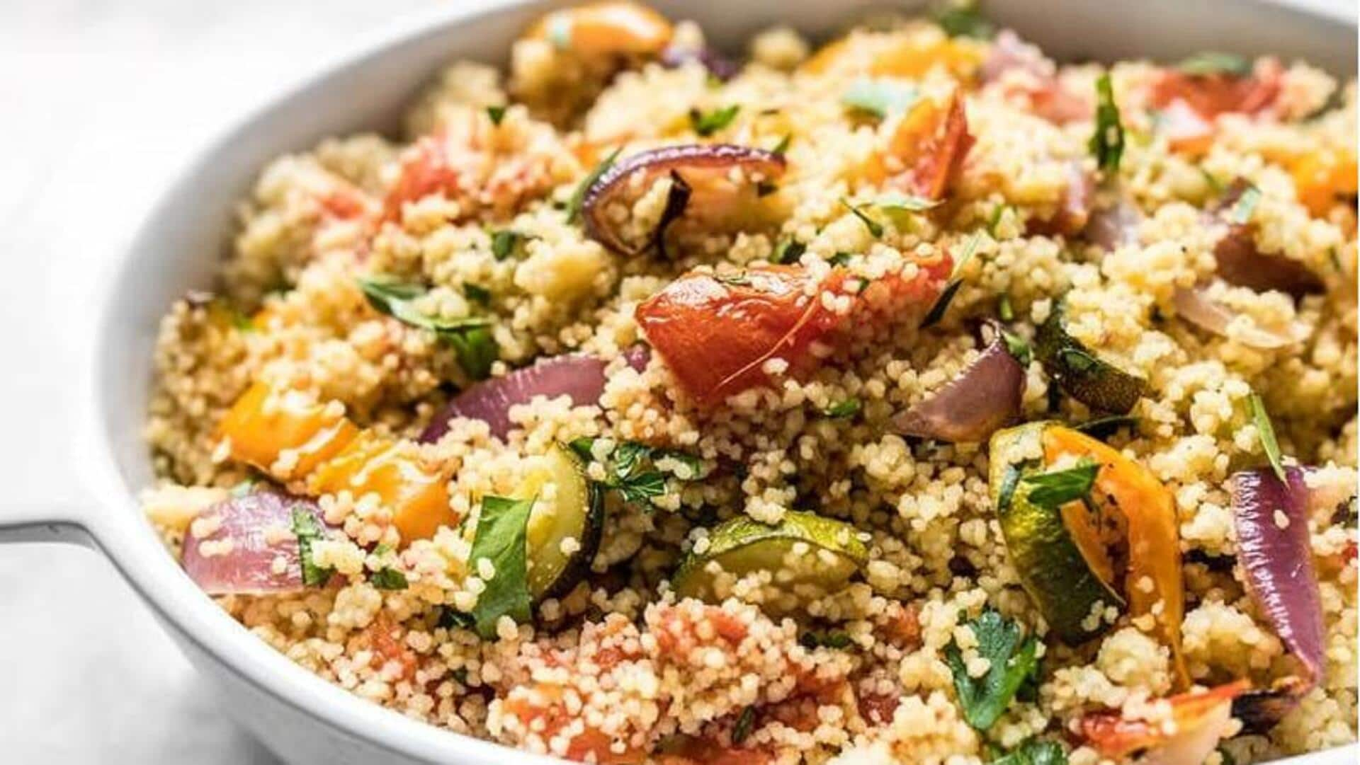 Panduan Memasak Couscous Sayuran Panggang Mediterania