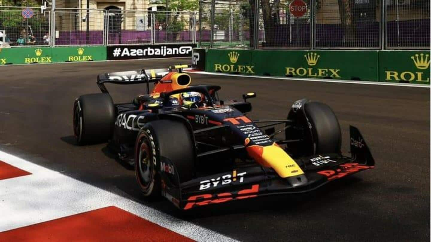 F1 2023, Sergio Perez menjuarai GP Azerbaijan: Statistik utama