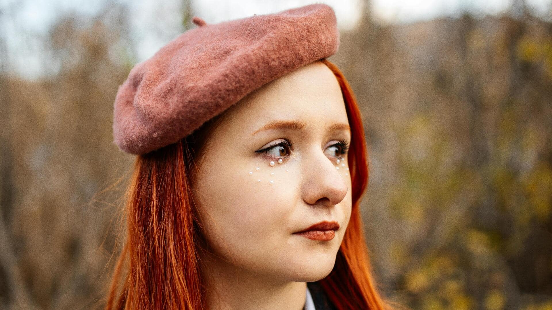 Baret wol yang memikat di musim dingin India