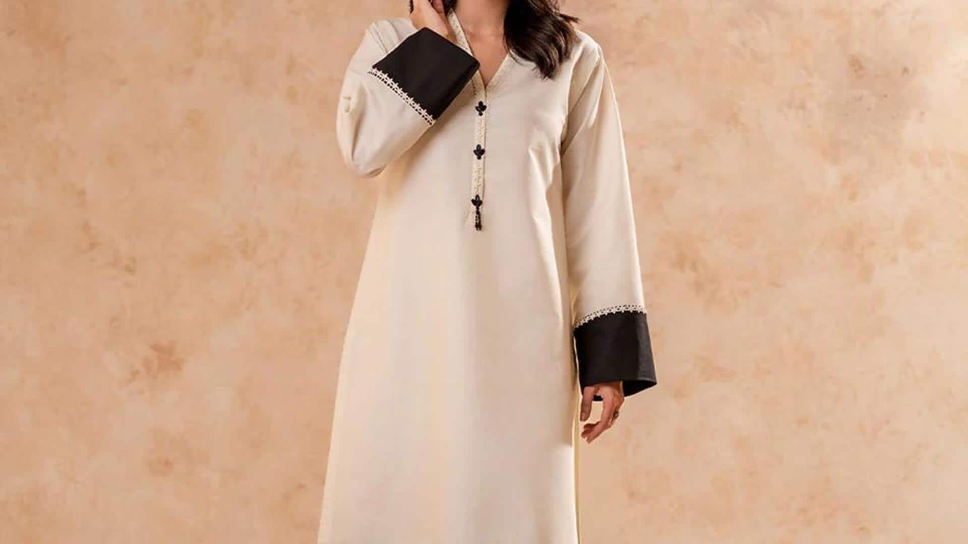 Kurta monokrom mendominasi lemari India musim ini