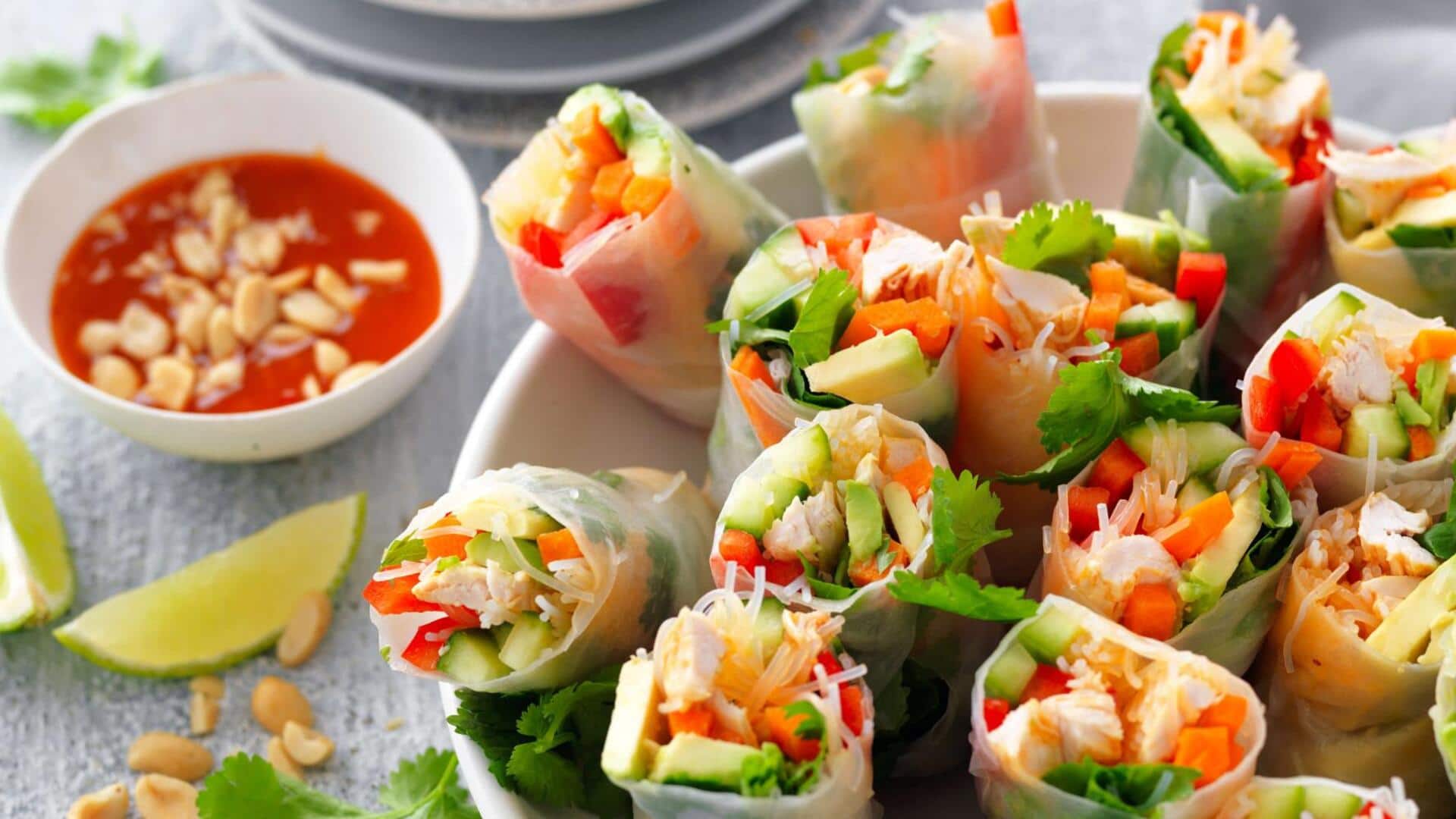 Menjelajahi Rice Paper Wraps: Resep Camilan yang Mudah Dibuat