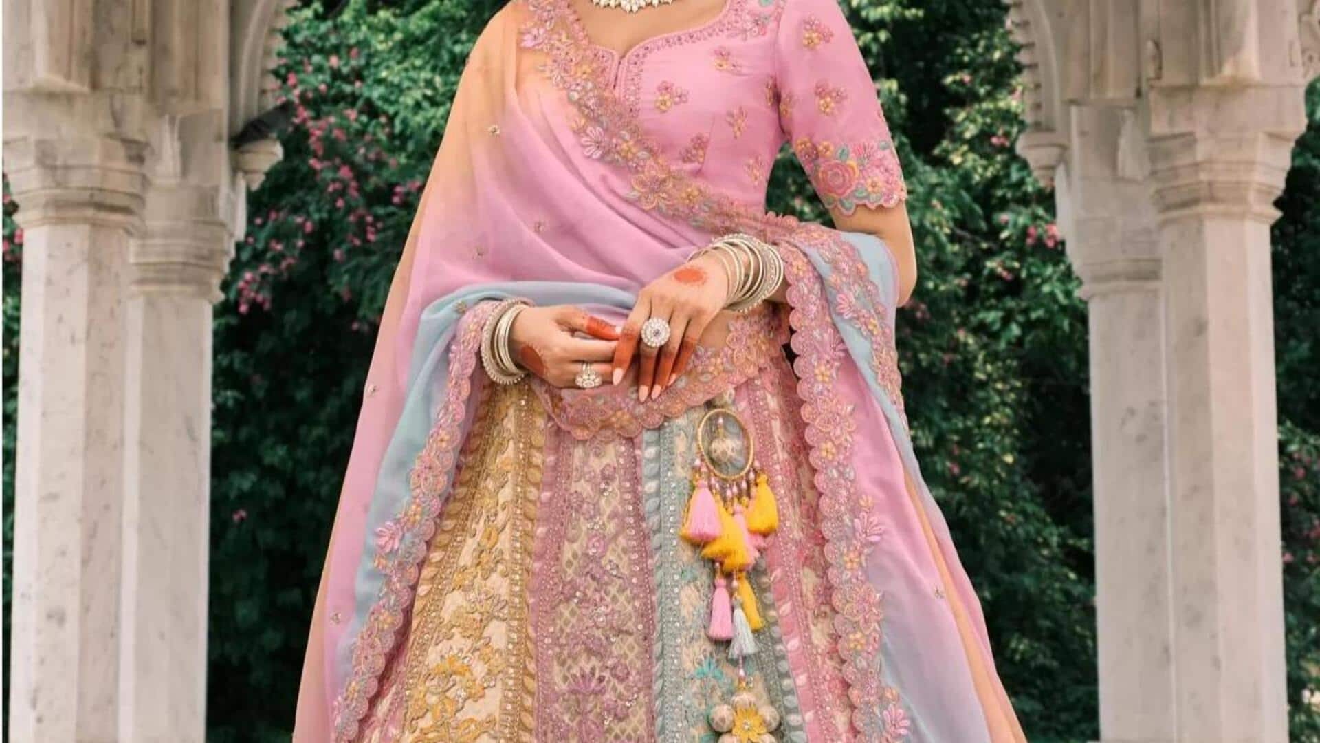 Tip mempercantik tampilan lehenga di musim gugur India