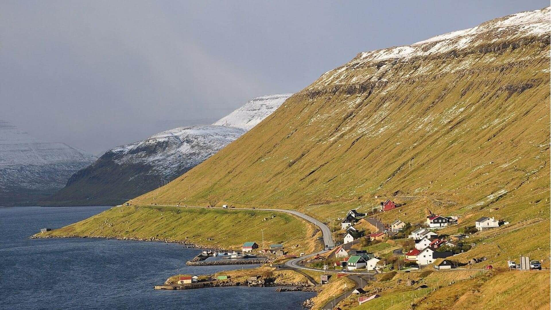 Pesona Tebing dan Pedesaan di Kepulauan Faroe