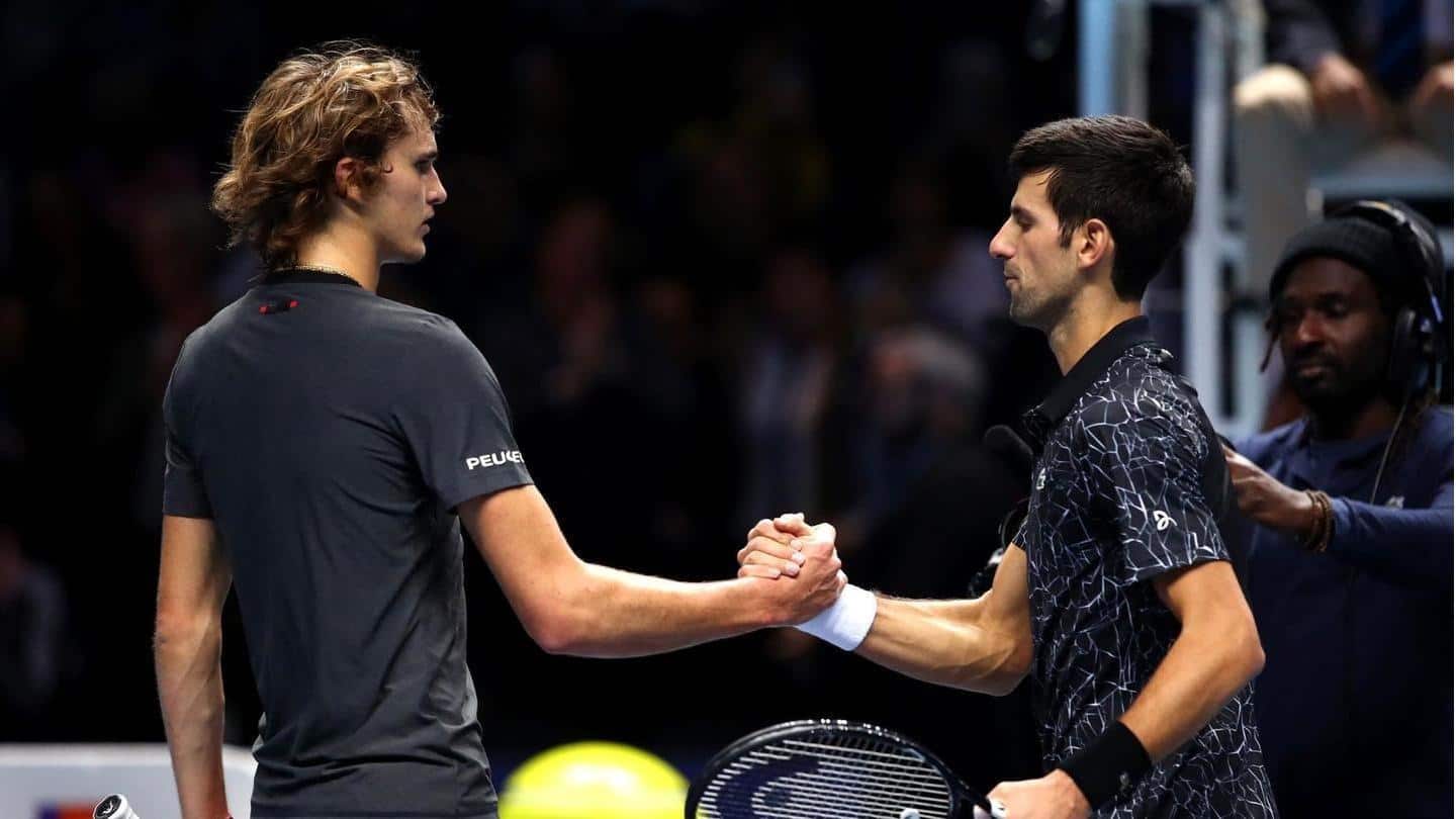 ATP Finals, Alexander Zverev vs Novak Djokovic: Statistik penting