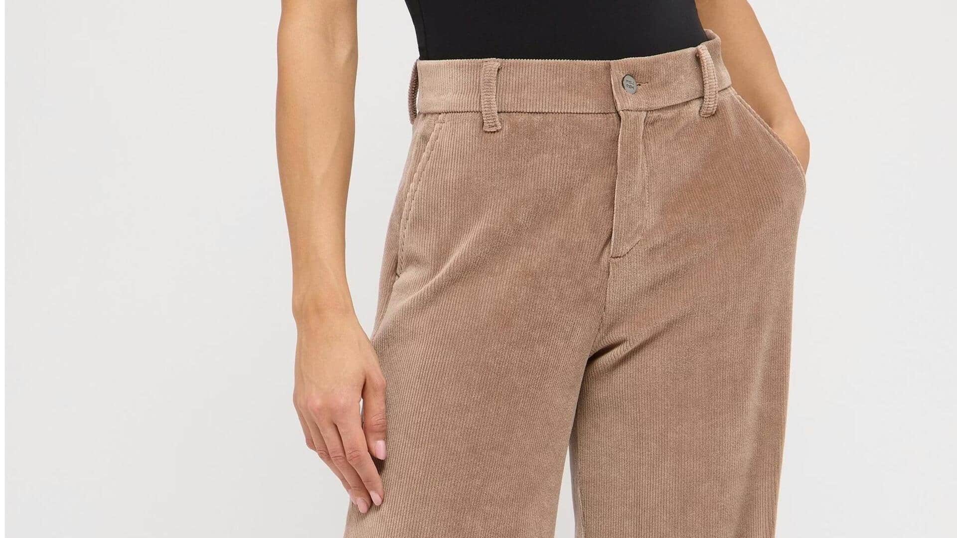 Lima gaya Palazzo Corduroy untuk musim dingin