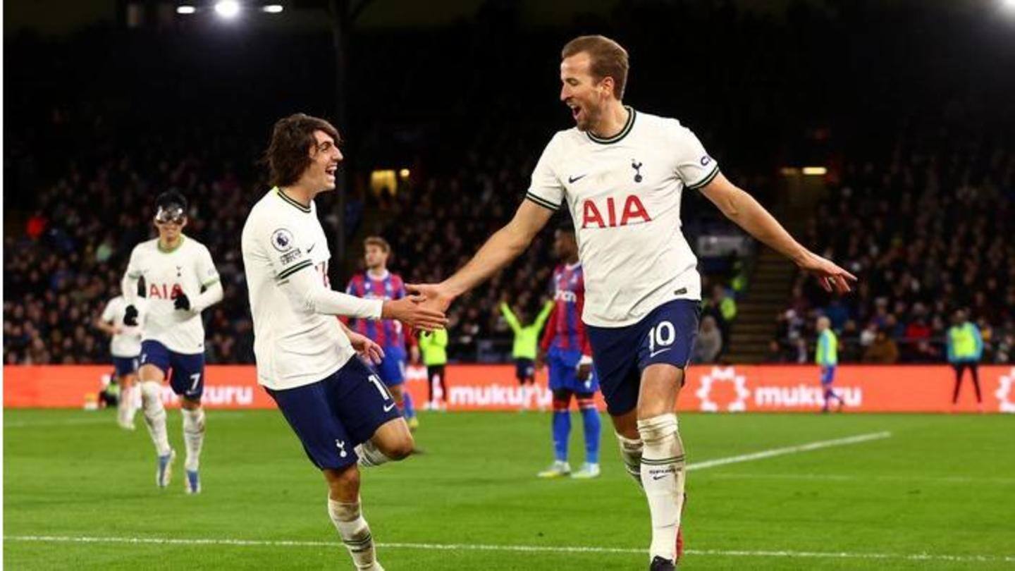 Liga Premier 2022-23, Tottenham kalahkan Crystal Palace 4-0: Statistik utama