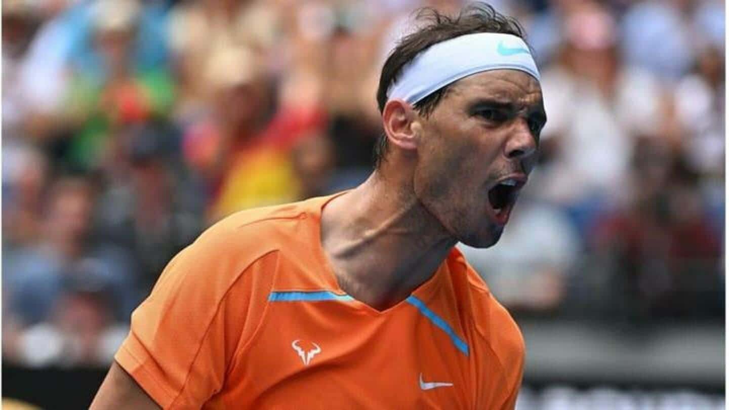 Australia Terbuka 2023, Rafael Nadal lolos ke babak kedua: Statistik