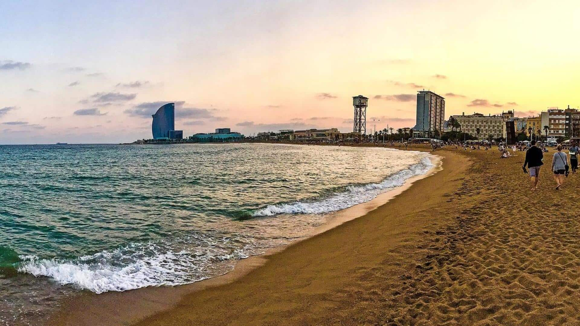 Lima pantai tersembunyi di Barcelona