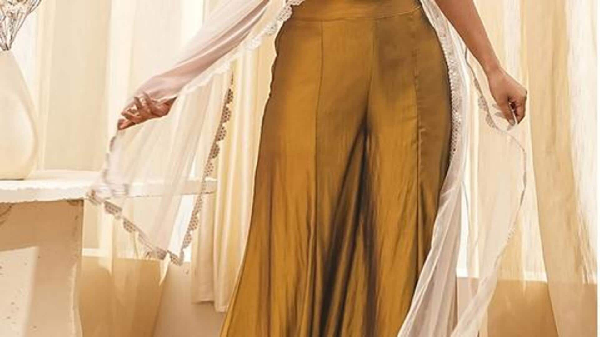 Lima pasangan palazzo georgette untuk musim semi India