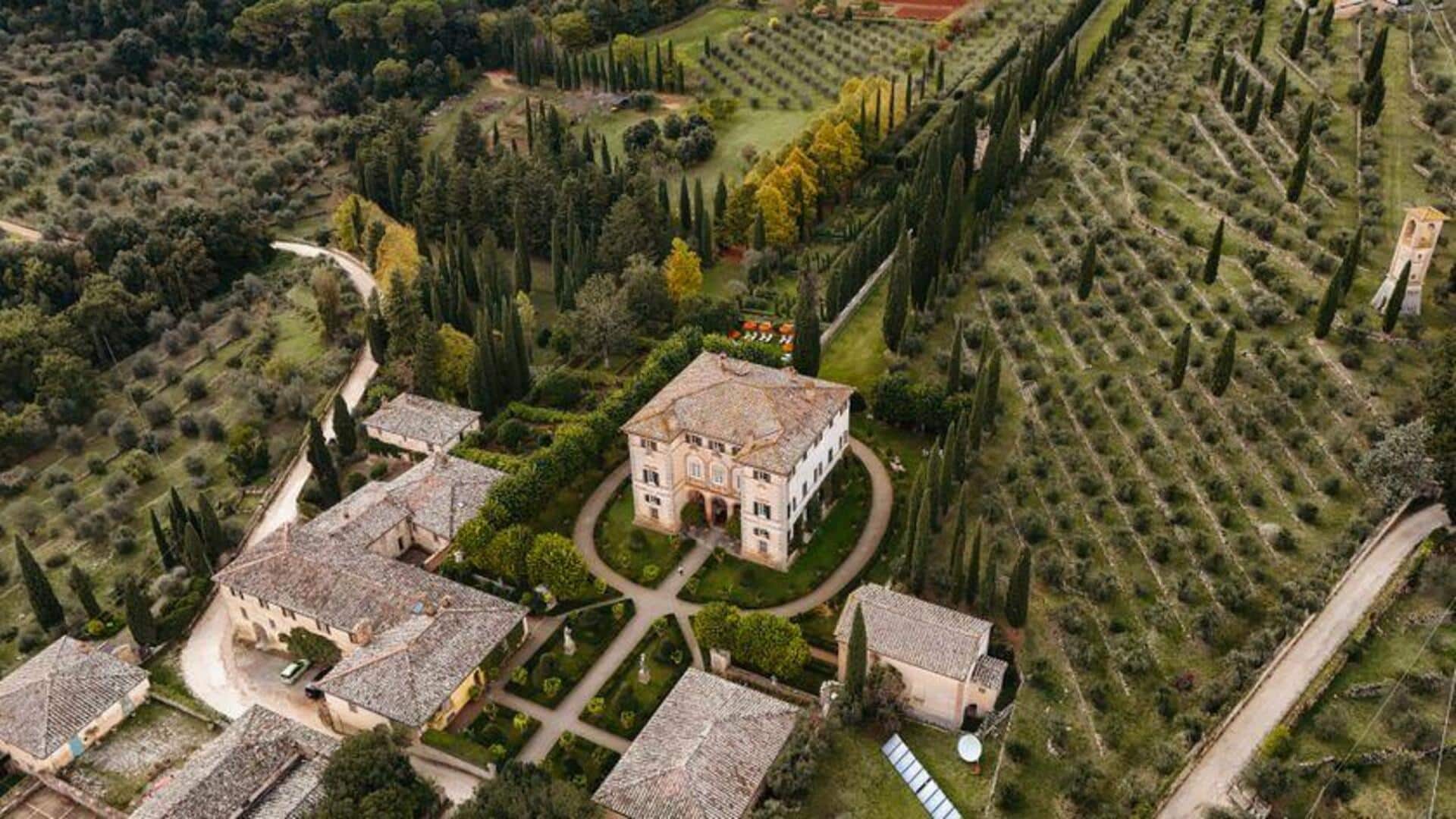 Menemukan Vila Bersejarah dan Bukit Tuscan yang Hijau