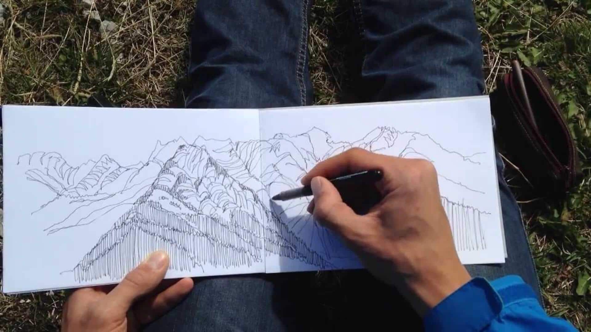 Sederet Teknik Utama dalam Menggambar Lanskap