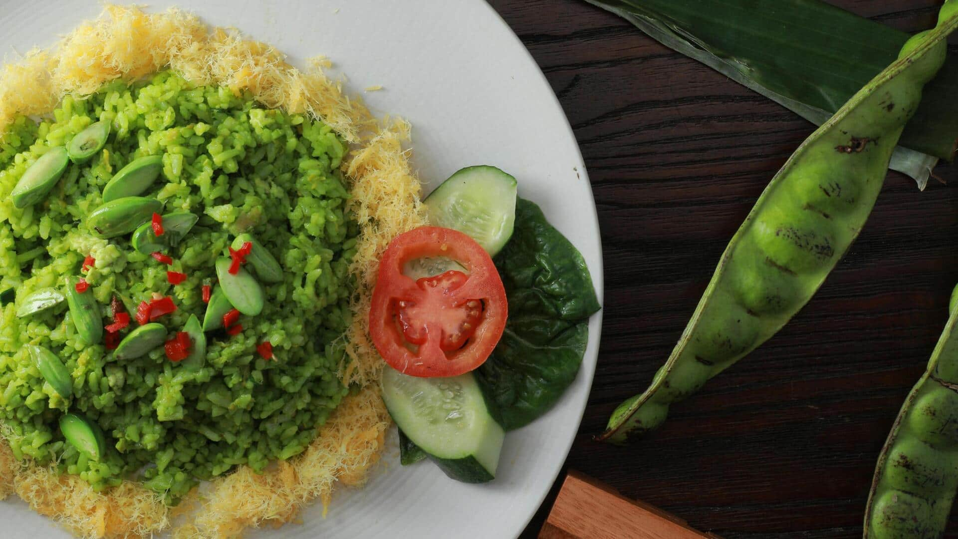 Hidangan Nasi Pandan Vegan yang Kaya Nutrisi