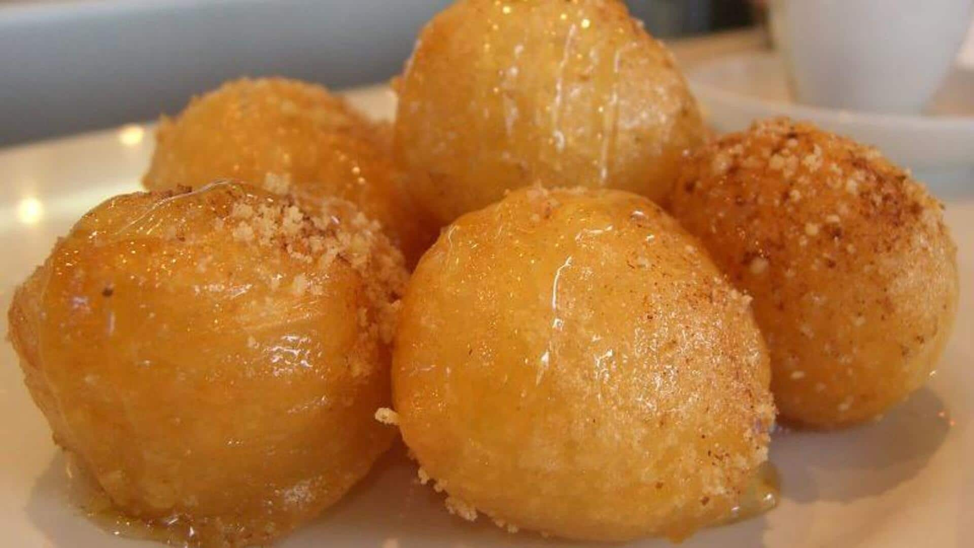 Loukoumades fusion Taiwan-Yunani dengan talas: Panduan memasak