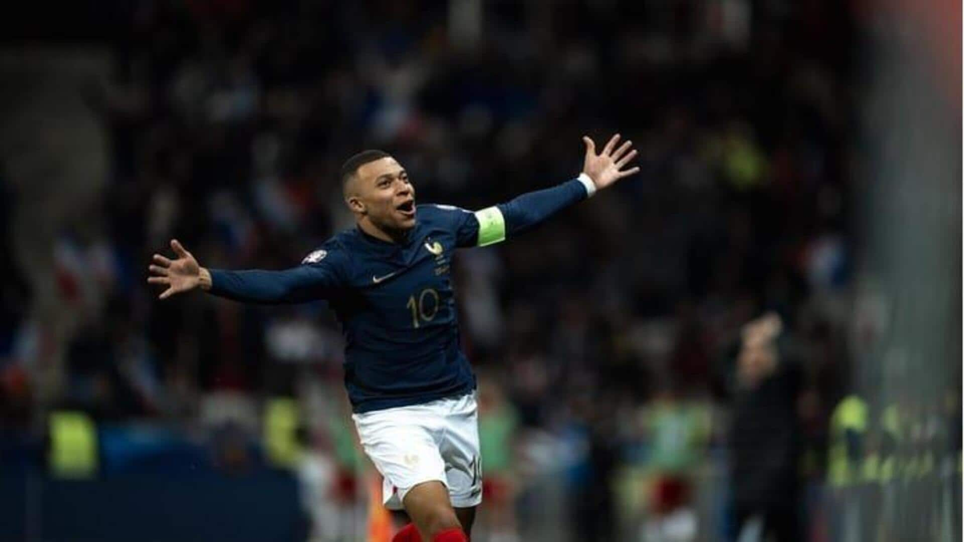 Kylian Mbappe mencetak hat-trick ke-17 dalam karirnya, melampaui 300 gol