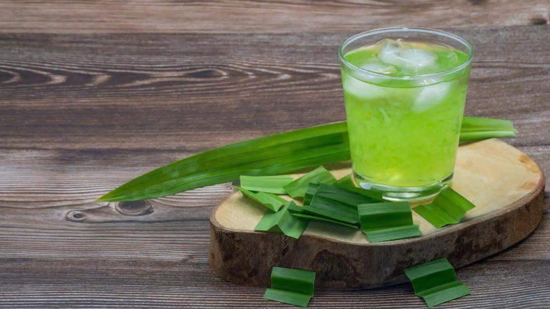 Minuman Lezat dengan Sentuhan Daun Pandan