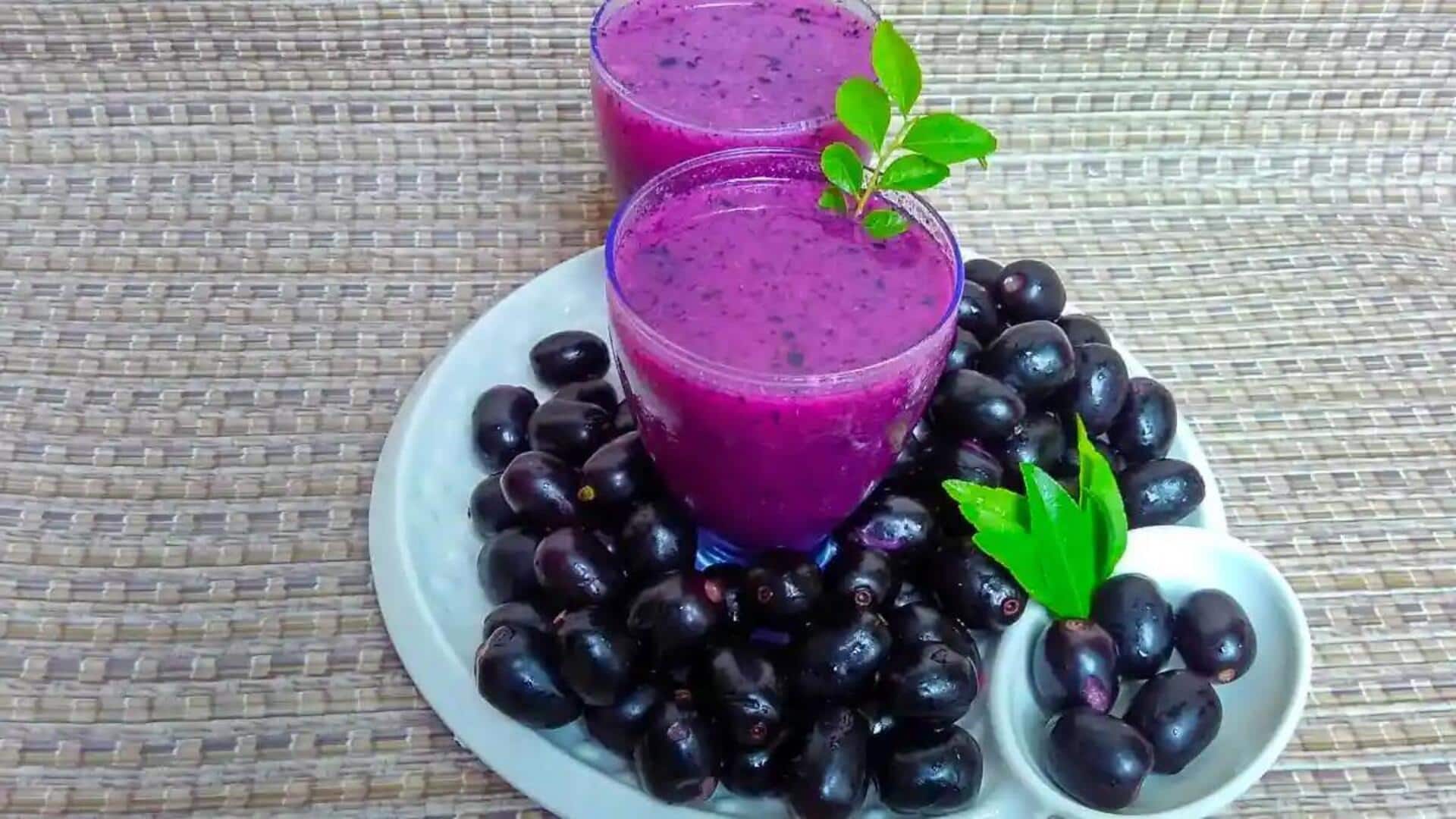 Lima Resep Hidangan Penutup yang Unik dari Buah Jamun