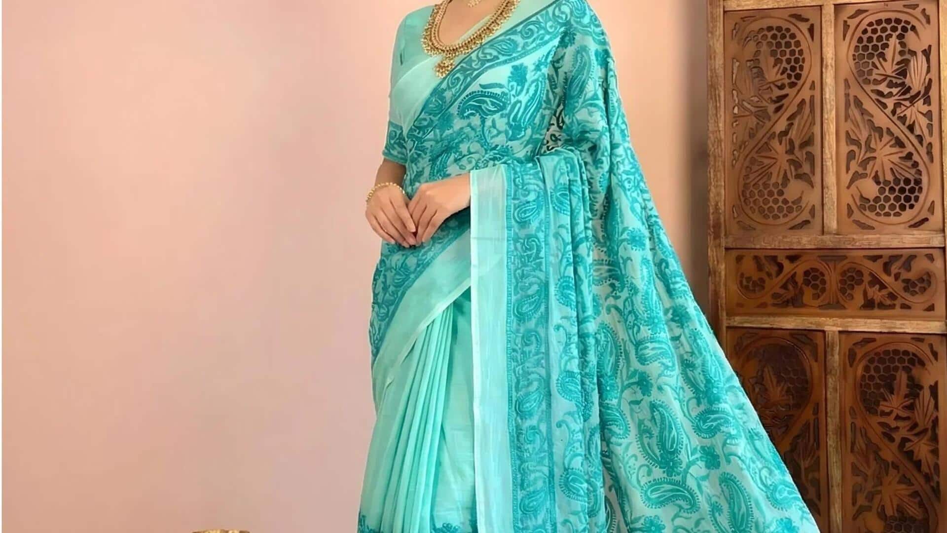 Menghidupkan kembali bordir Chikan untuk elegansi mode India kontemporer