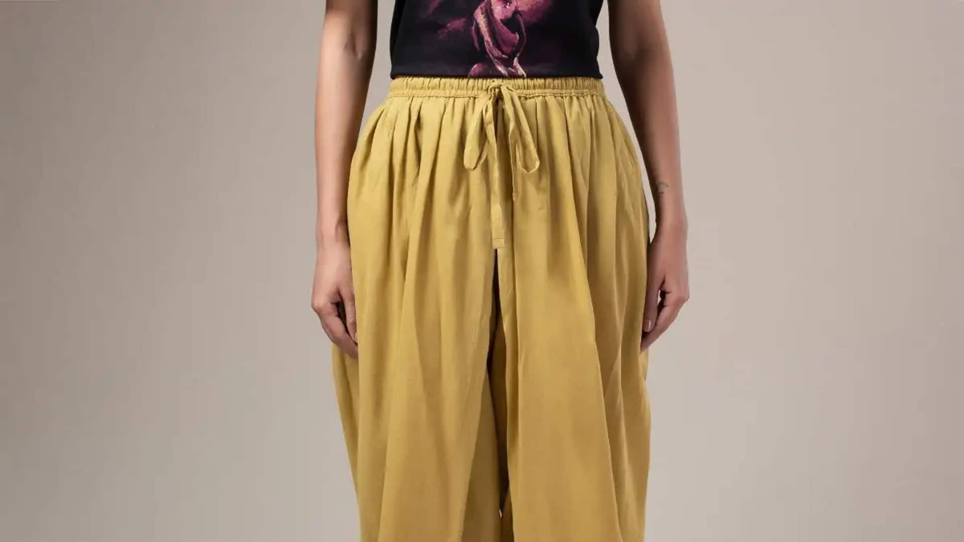 Tambahkan sentuhan pada celana dhoti untuk festival Tambahkan sentuhan pada celana dhoti untuk festival
