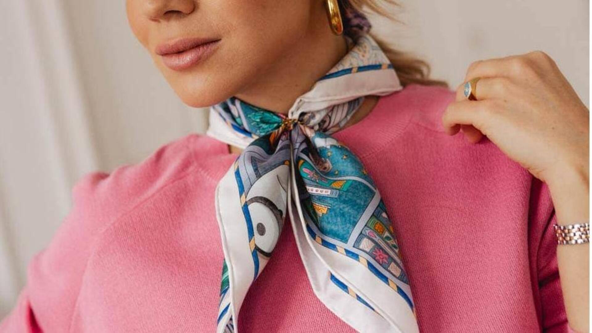 Syal sutra cetak India: Pernyataan gaya serbaguna