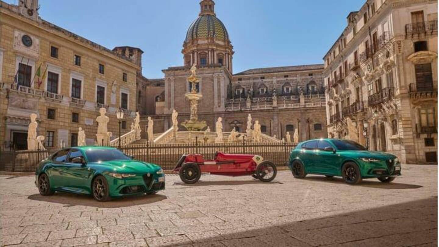 Model Alfa Romeo Giulia dan Stelvio Quadrifoglio 100th Anniversary terungkap