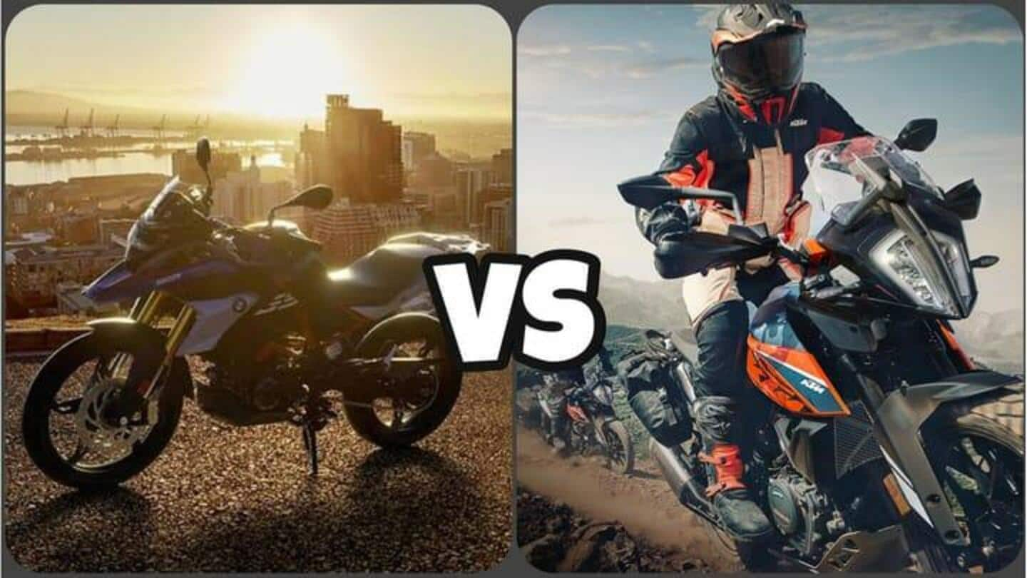 KTM 390 Adventure X vs BMW G 310 GS