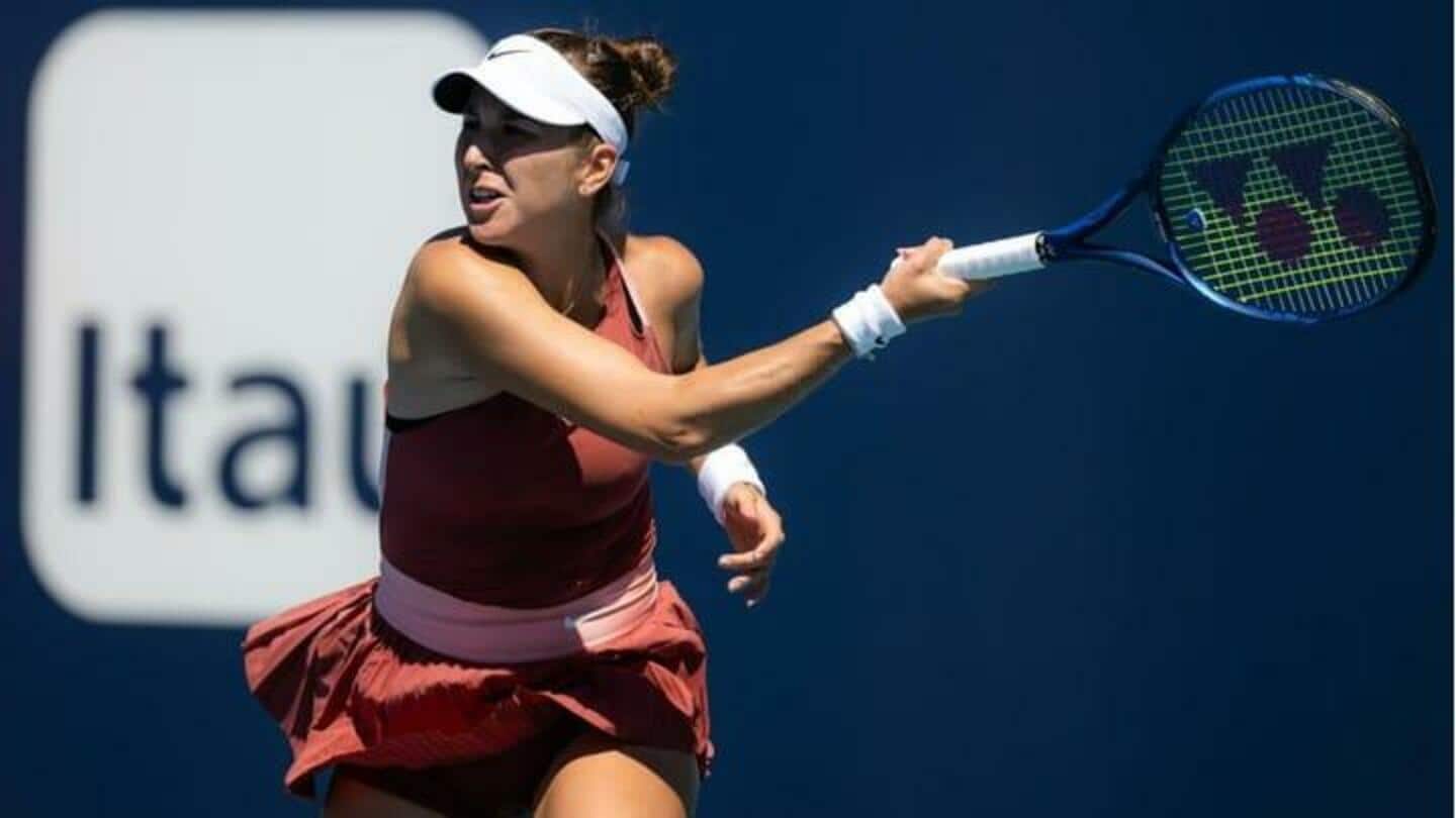 Abu Dhabi Open 2023, Belinda Bencic lolos ke semifinal: Statistik