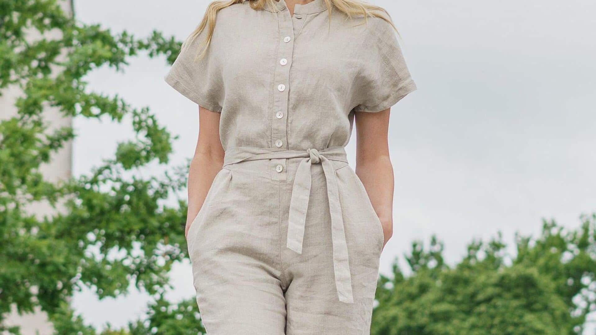 Jumpsuit linen: Kenyamanan dan gaya elegan