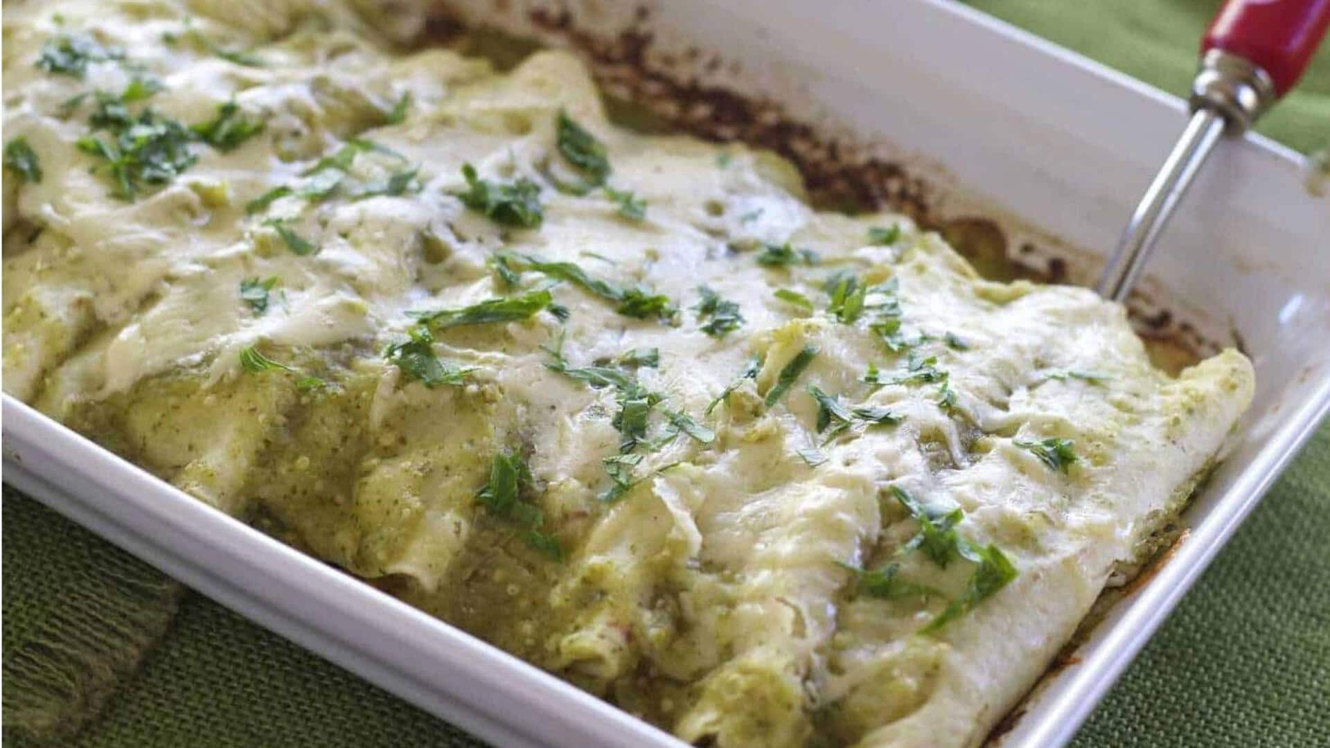 Palak Paneer Enchiladas: Perpaduan Cita Rasa Kuliner India-Meksiko Yang Lezat