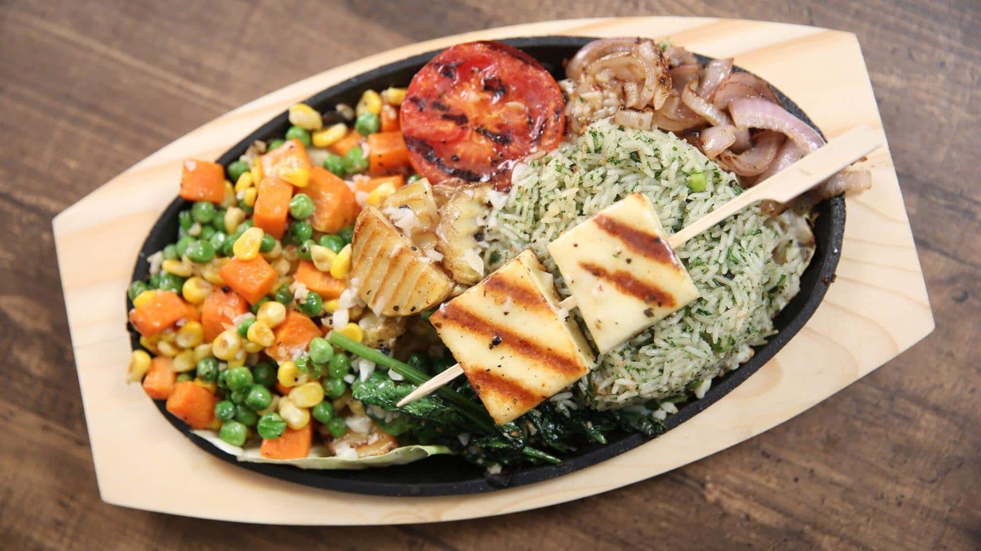 Sizzler Vegetarian India yang Wajib Anda Cicipi