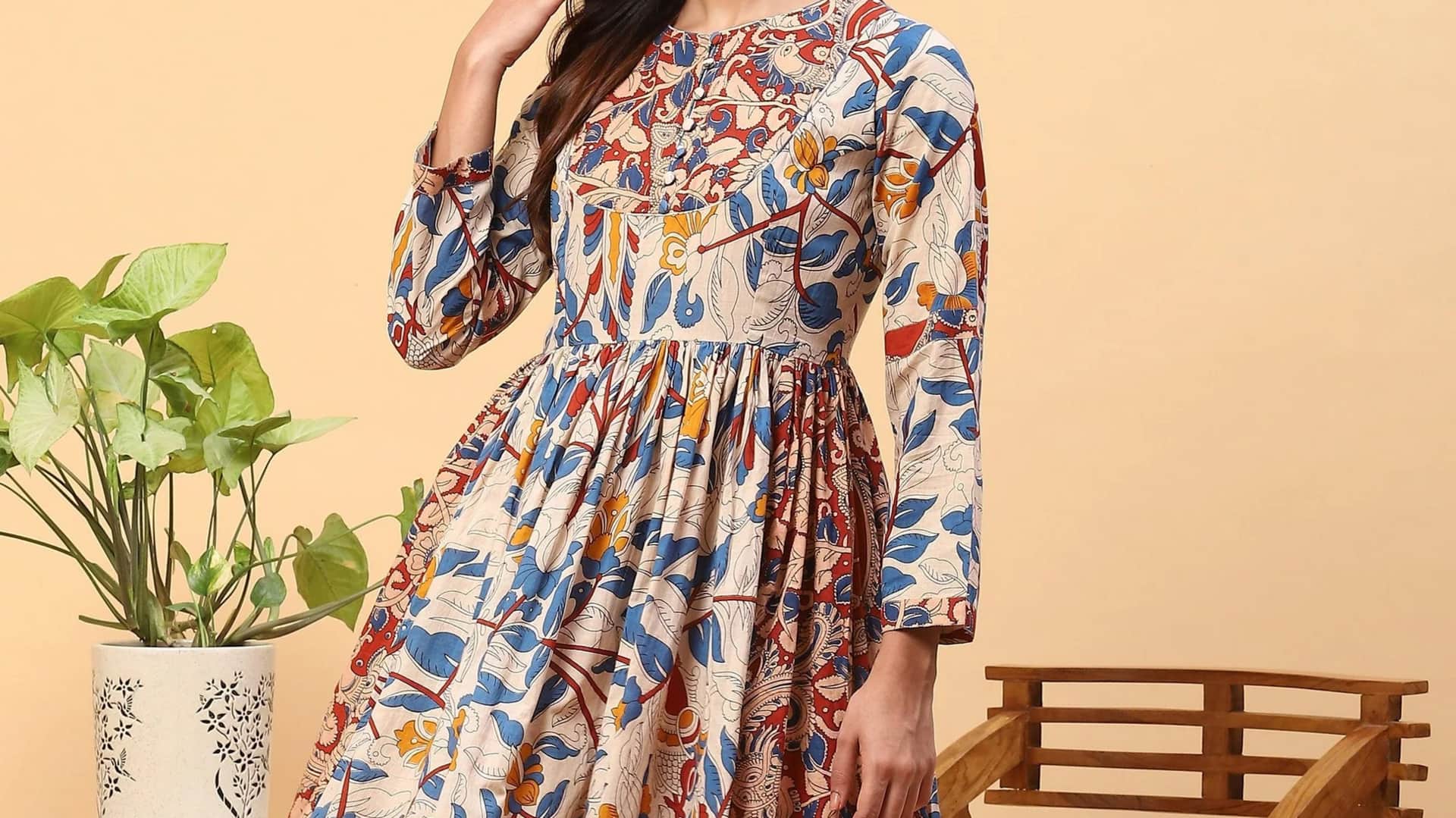 Cara inovatif memakai cetakan Kalamkari