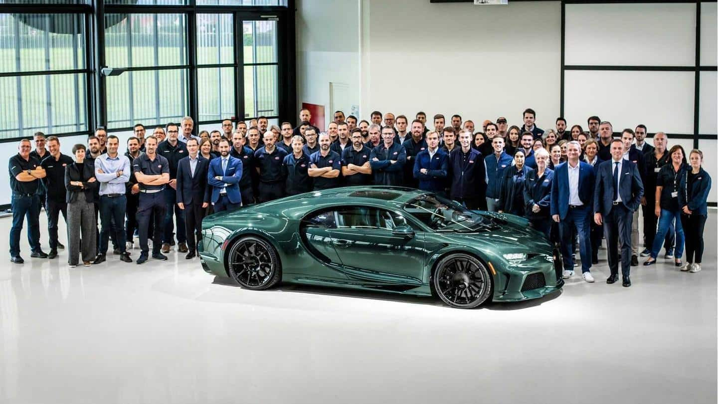 BUGATTI CHIRON mencapai angka produksi 400 unit; tinggal 100 unit lagi