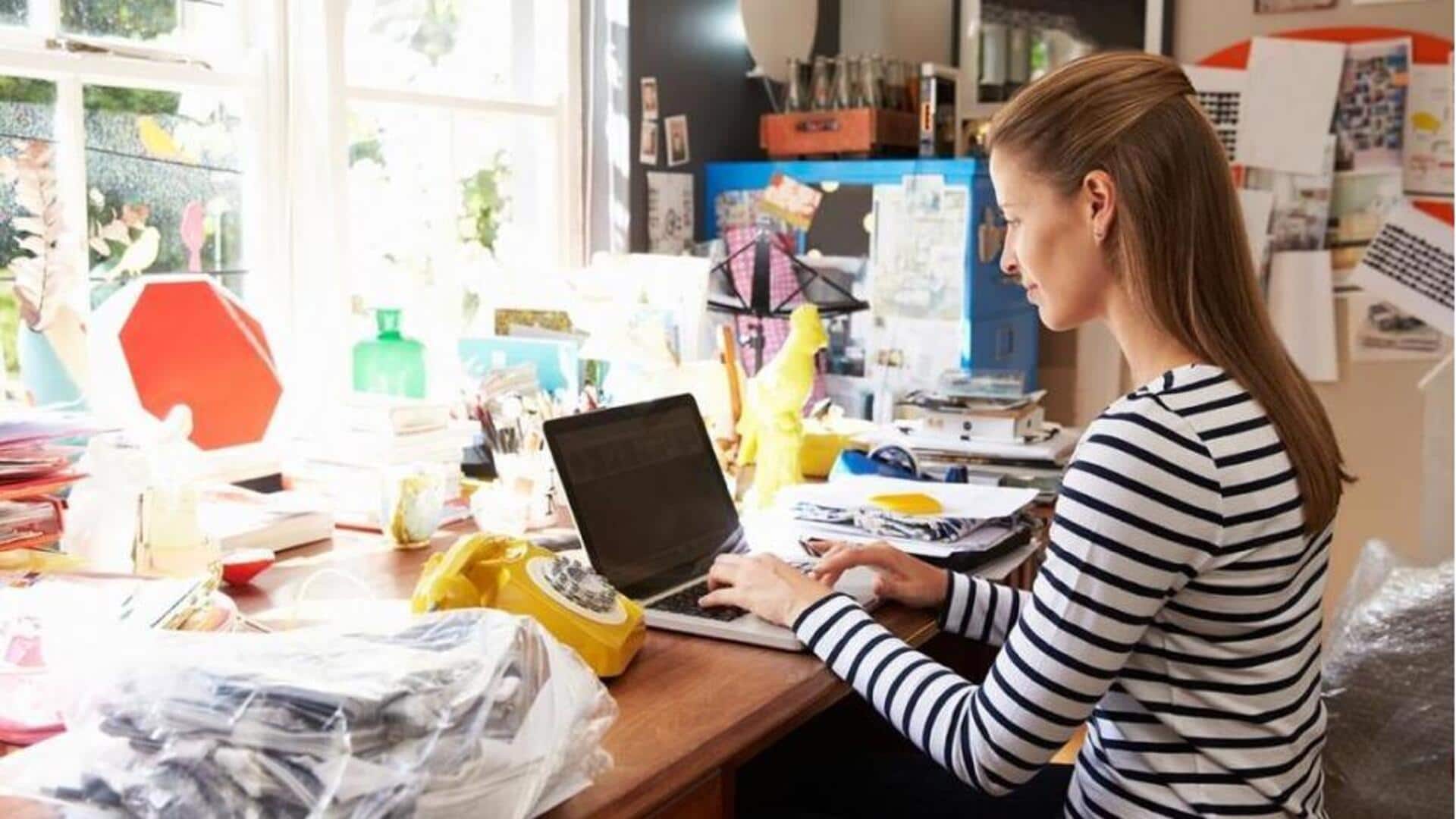 Lima cara unik mengatur meja yang berantakan