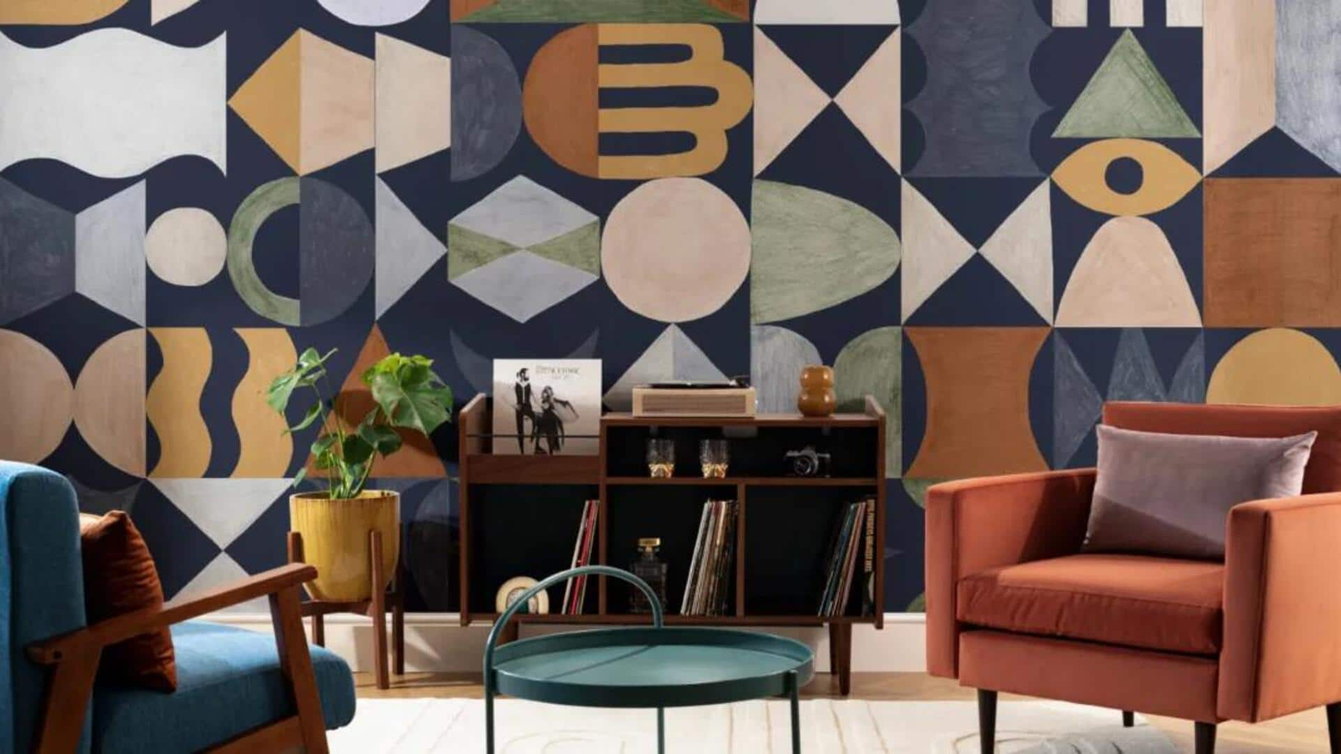 Wallpaper Mid-Century Modern: Pola Retro Yang Penuh Gaya