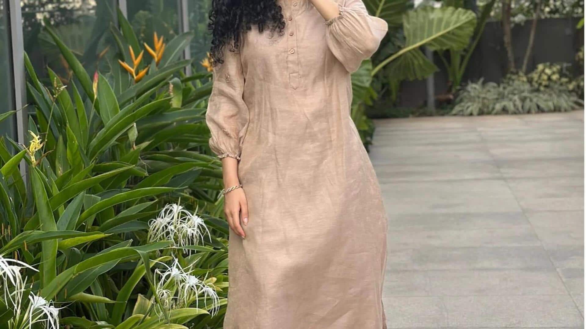 Desain linen untuk gaya musim hujan India