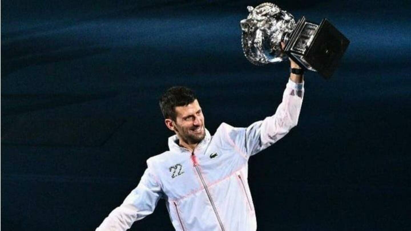 Novak Djokovic memperpanjang keunggulan atas Nadal dan Federer di 'Gelar Besar'